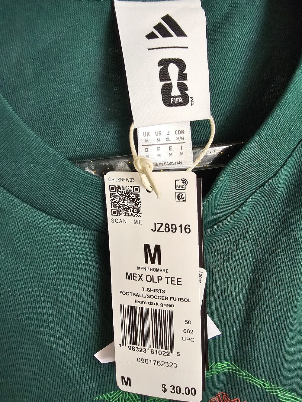 adidasMen's FIFA World Cup 2026 Mexico T-Shirt - Picture 7 of 7